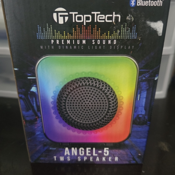 Angel-5 Bluetooth Speaker with Colorful Light Display - Picture 1 of 3